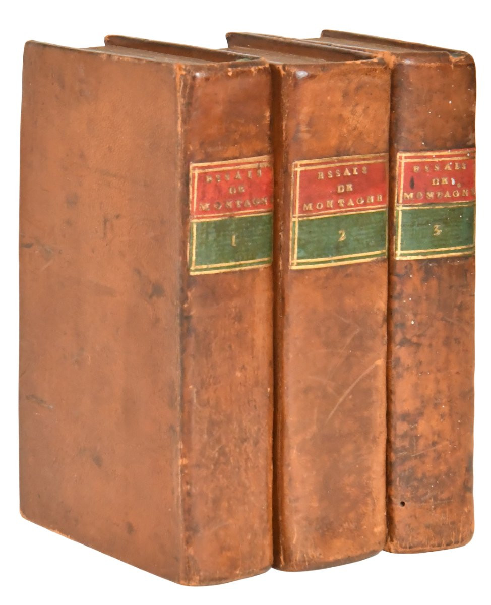 Michel De Montaigne "the Essays" Edition Rondet, Journel And Chevillion In Paris, 1659 And 1669-photo-4
