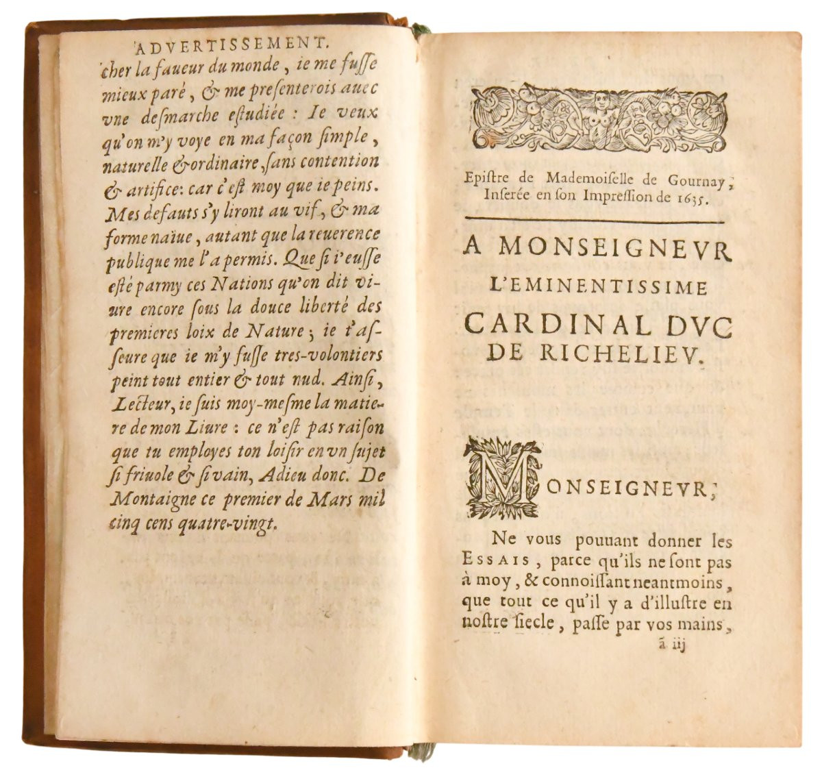 Michel De Montaigne "the Essays" Edition Rondet, Journel And Chevillion In Paris, 1659 And 1669-photo-2