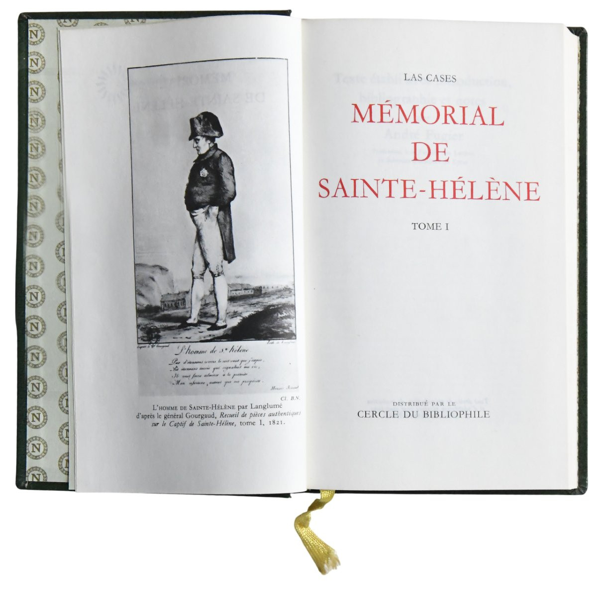 Books "memorial Of Saint Helena" 4 Volumes - Bibliophile Circle - 1961-photo-4