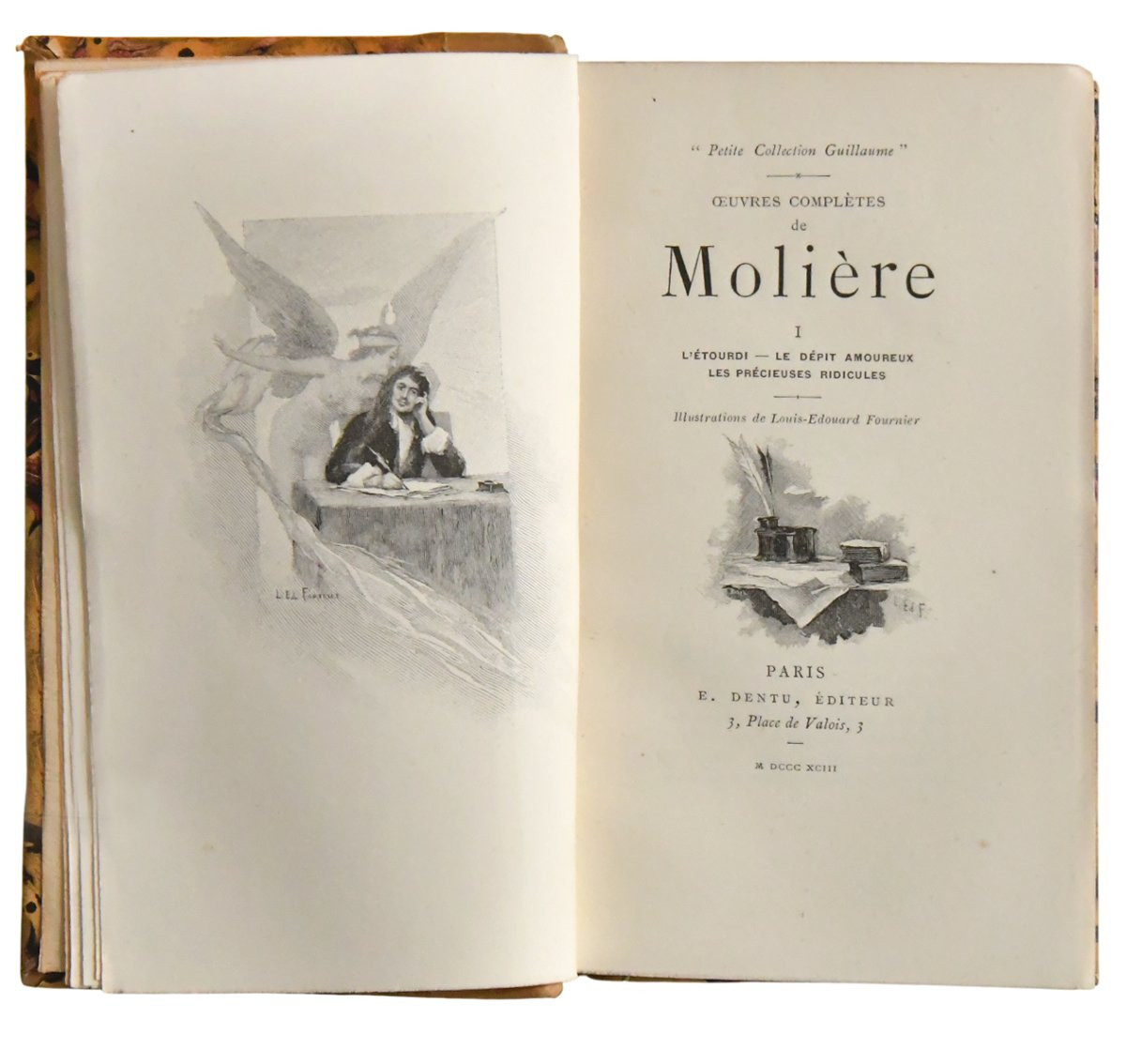 Books "complete Works" By Molière, Paris Dentu Edition 1893-photo-3