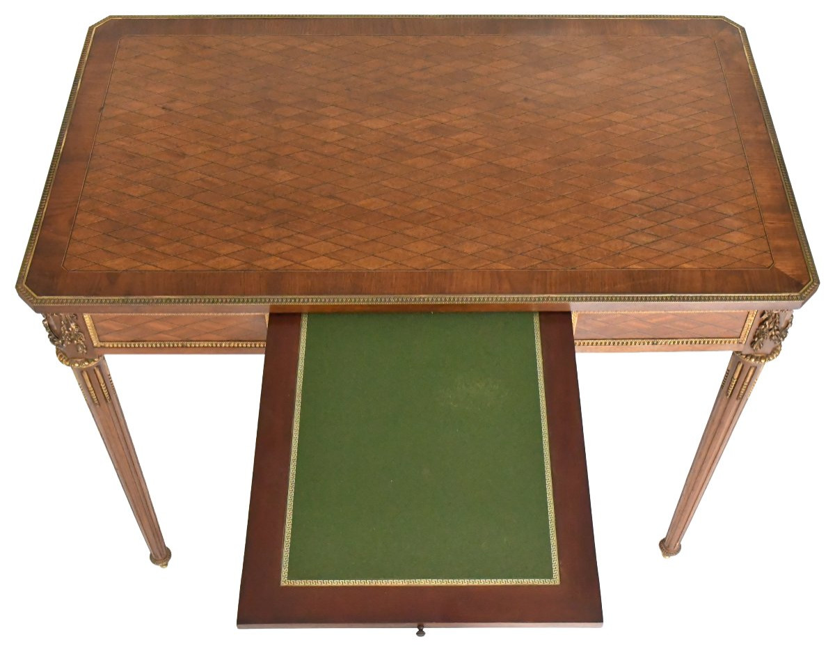 Louis XVI Style Desk Table-photo-1
