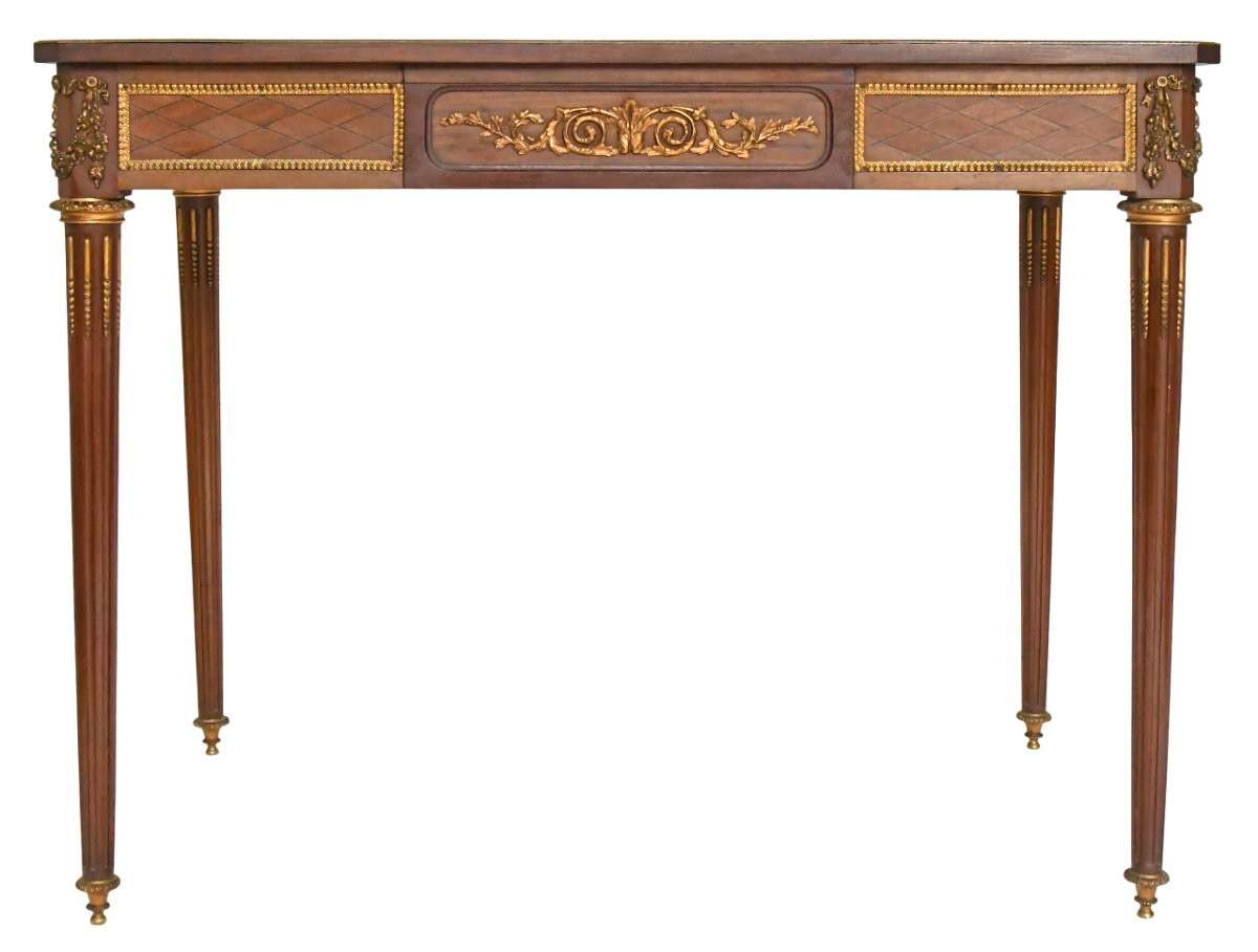 Louis XVI Style Desk Table-photo-8
