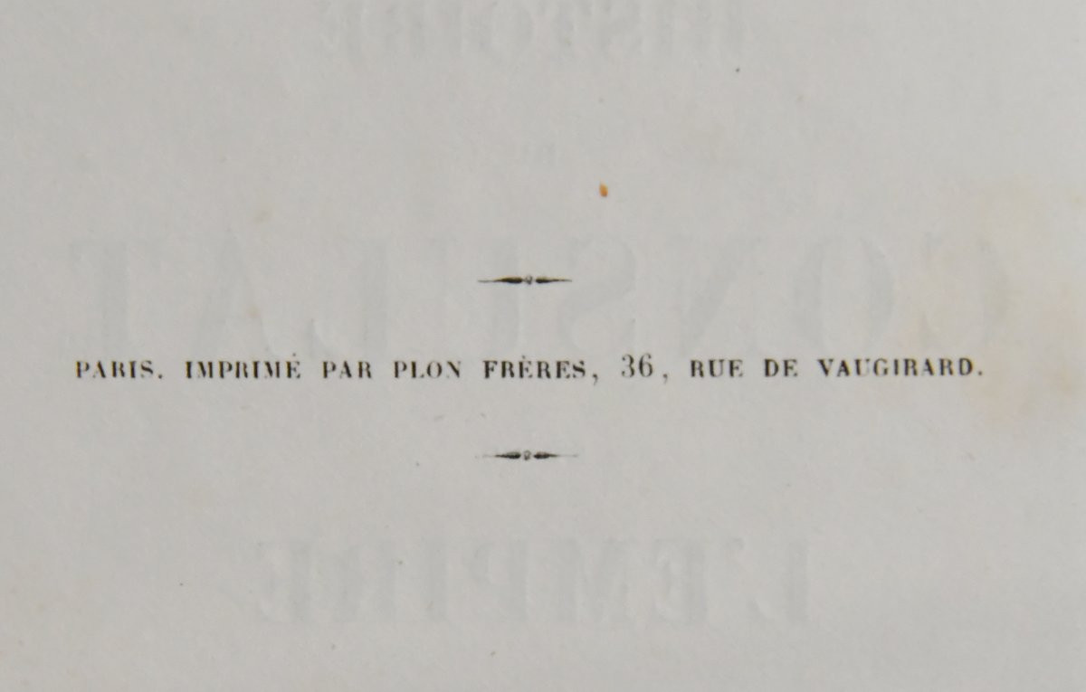 "Histoire du Consulat et de l’Empire" 20 vol Adolphe Thiers, Éditions Paulin Paris, 1845-photo-4
