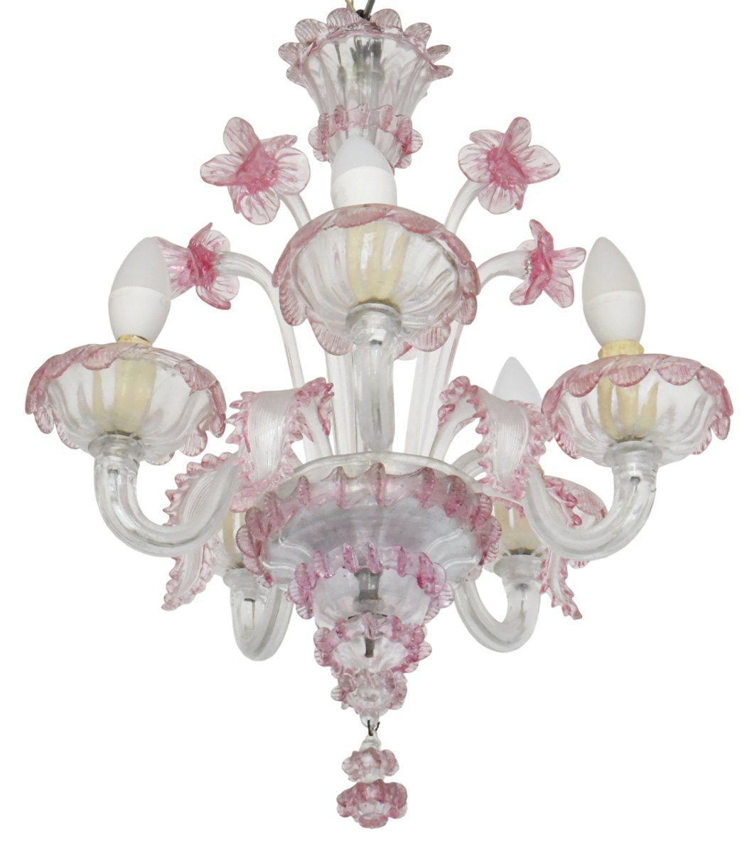 Lustre en verre soufflé de Murano -photo-3