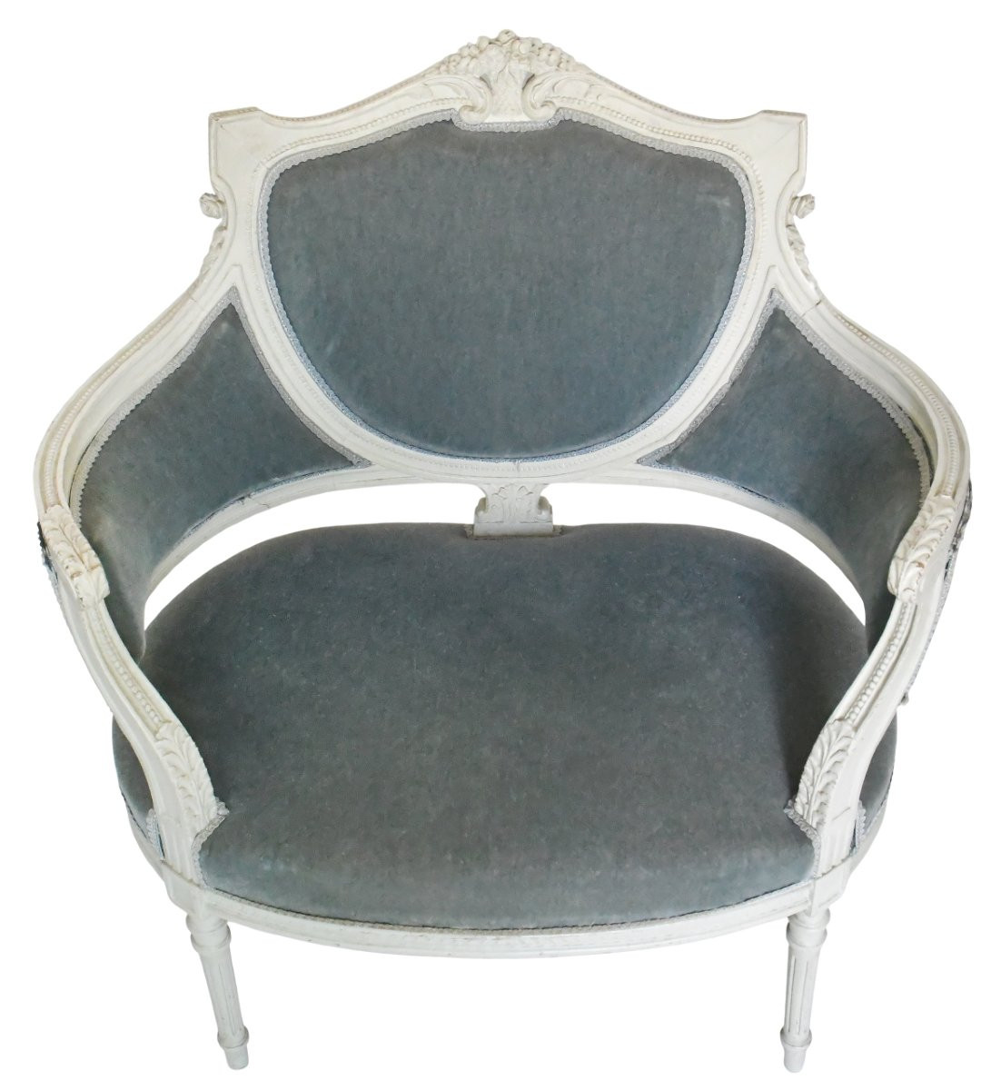 Paire de marquises de style Louis XVI -photo-4
