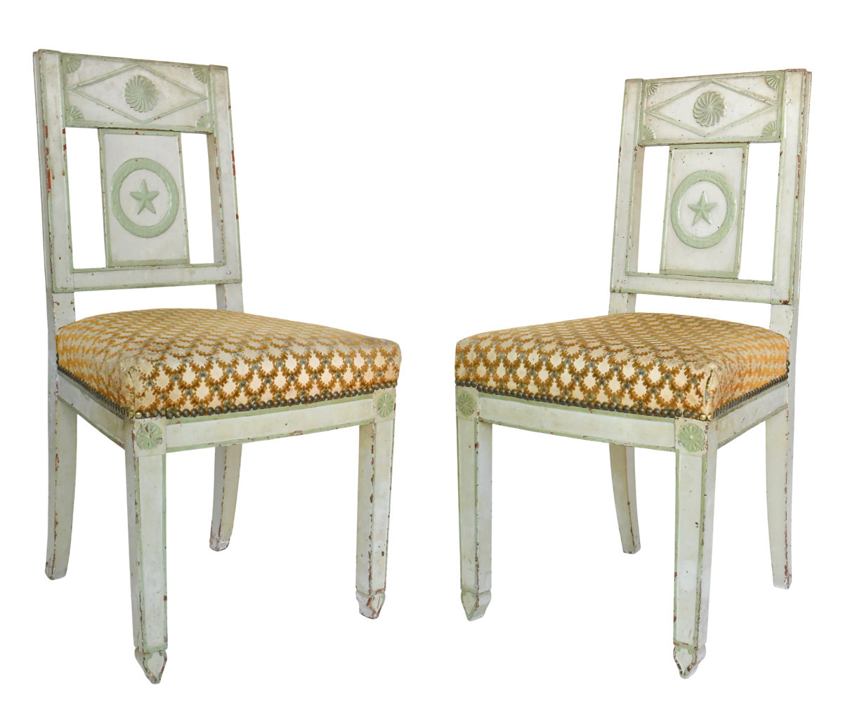 Pair Of Consulate Period Chairs 