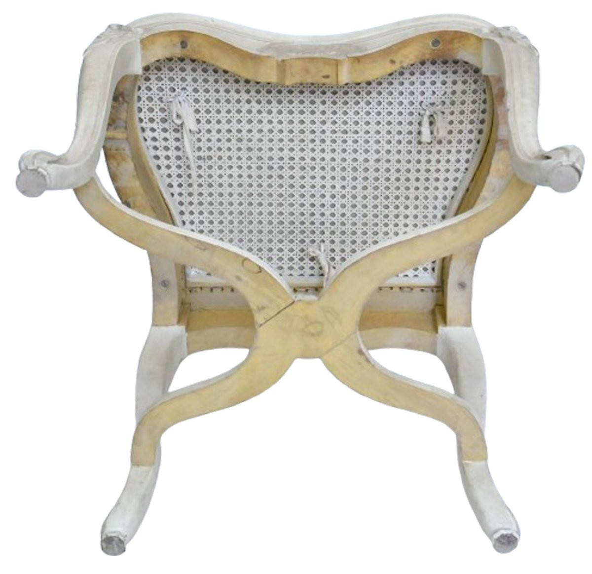Set Of 6 Regency-style Caned Chairs -photo-6