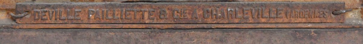 Bamboo-style Cast Iron Coat Rack By Deville Pailliette & Cie Fondeur, Charleville Ardennes-photo-5