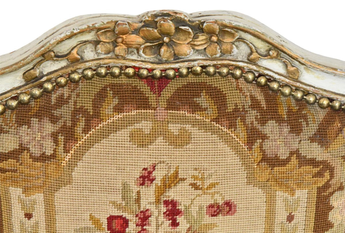 Chaise d'époque Louis XV estampillée de Claude-François DROUILLY, reçu maître 27 juillet 1748 -photo-3
