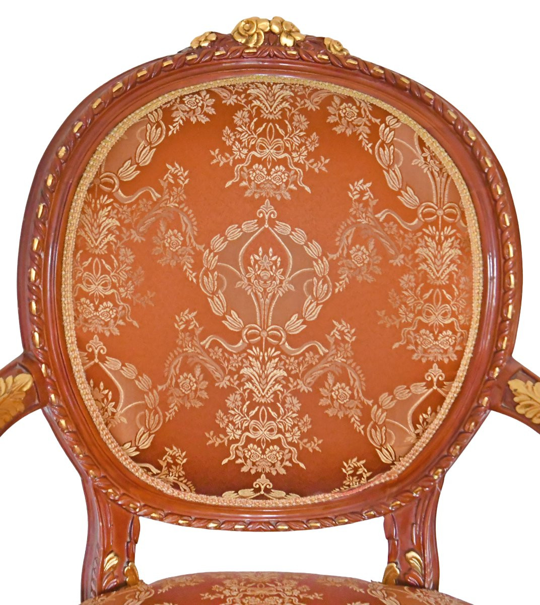 Set Of 3 Louis XVI Style Cabriolet Armchairs -photo-3