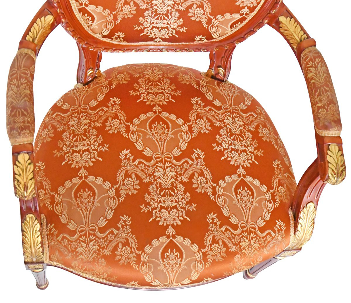 Set Of 3 Louis XVI Style Cabriolet Armchairs -photo-6