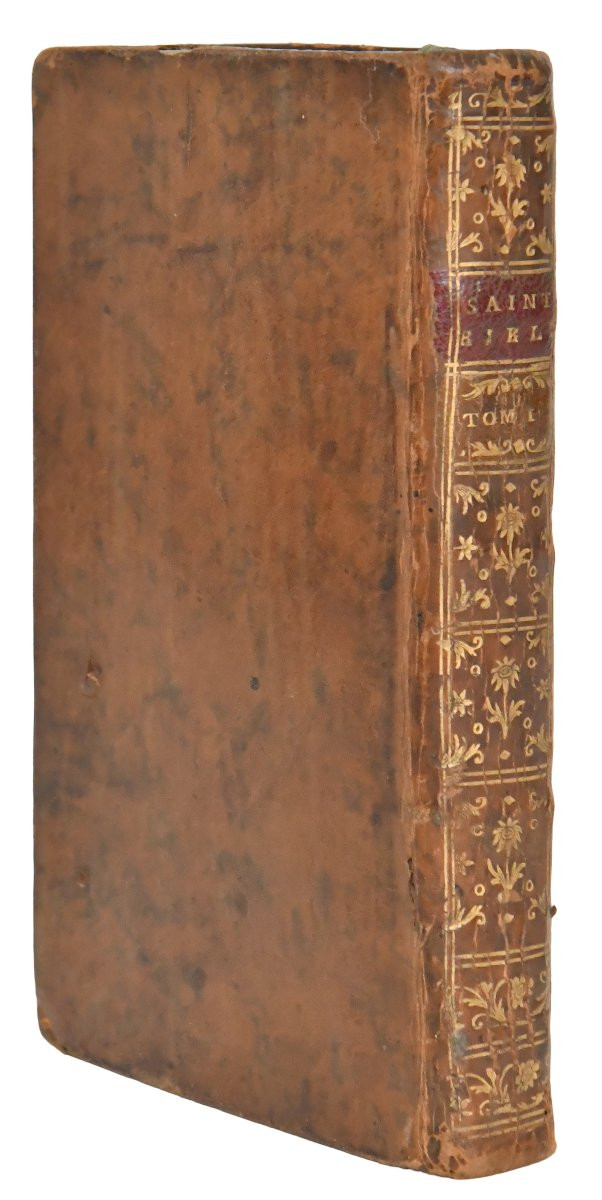 The Master Of Saci “the Holy Bible” Printer Guillaume Desprez, Dated 1742, 12 Volumes-photo-3