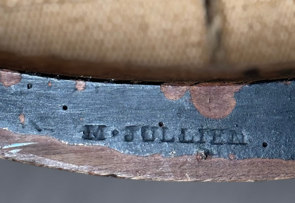 Paire de fauteuils cabriolet d'époque Louis XVI estampillé Martin JULLIEN-photo-6