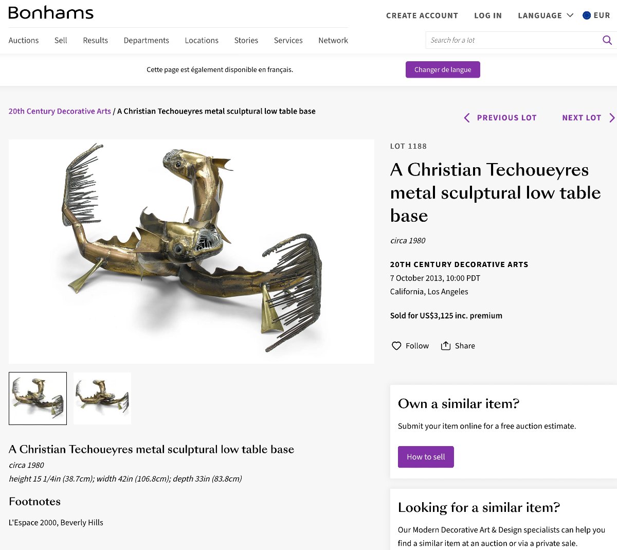 Table basse de Christian Techoueyres -photo-8