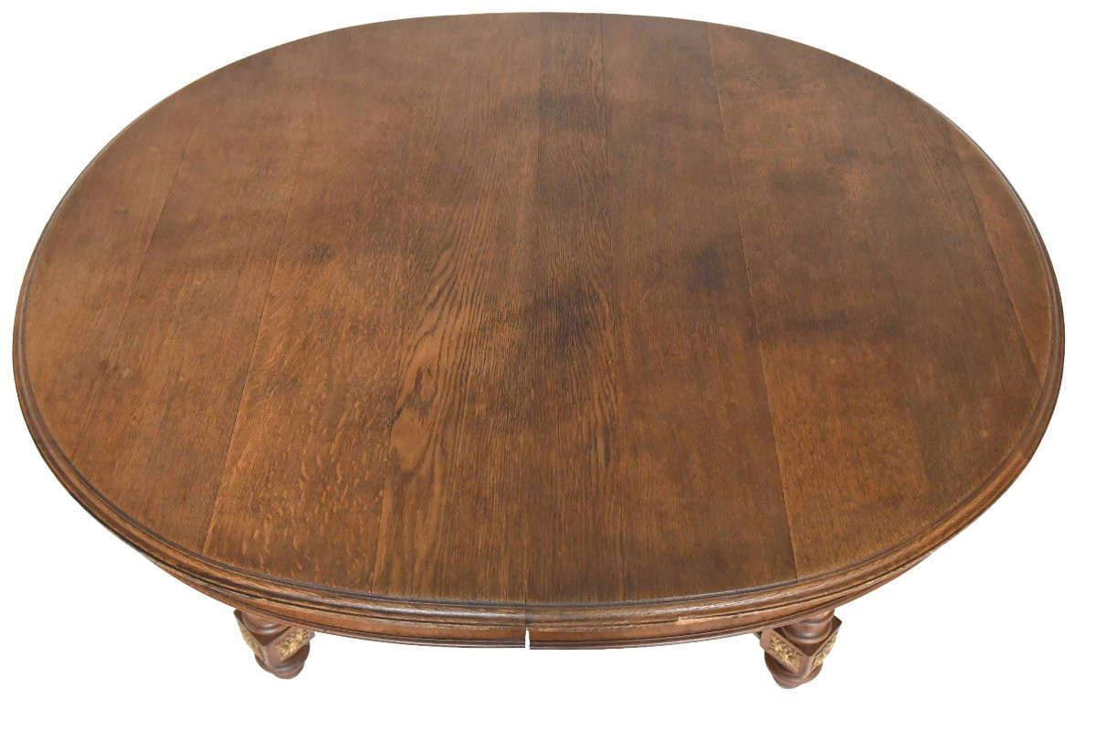 Louis XVI Style Oval Dining Table-photo-2