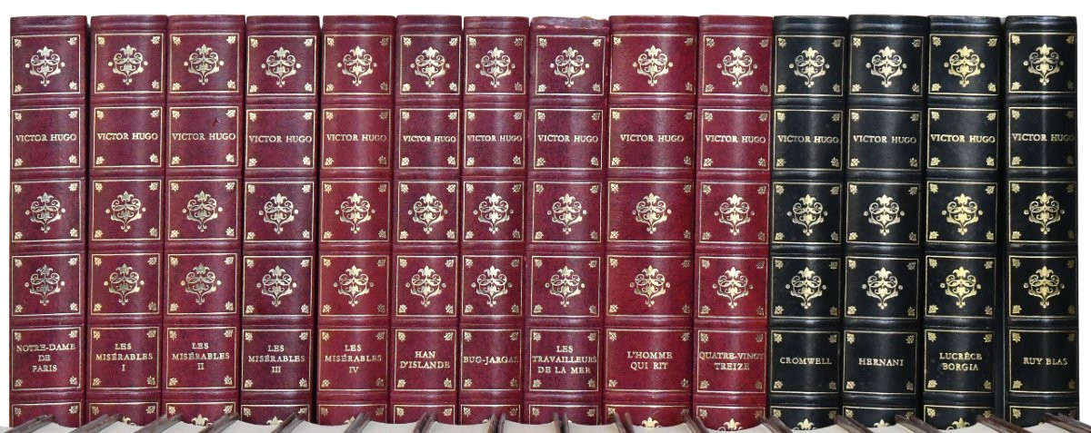 Victor Hugo's Book Collection: Novels, Dramas, And Poems, 38 Volumes-photo-2