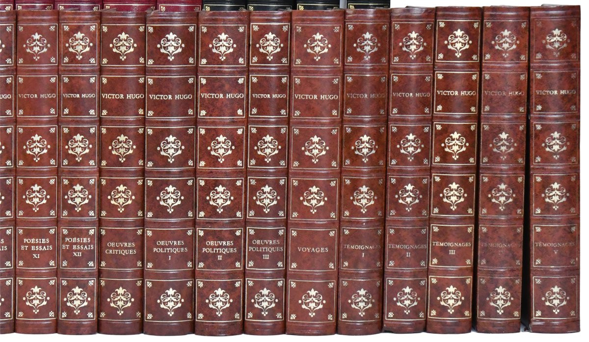 Victor Hugo's Book Collection: Novels, Dramas, And Poems, 38 Volumes-photo-4