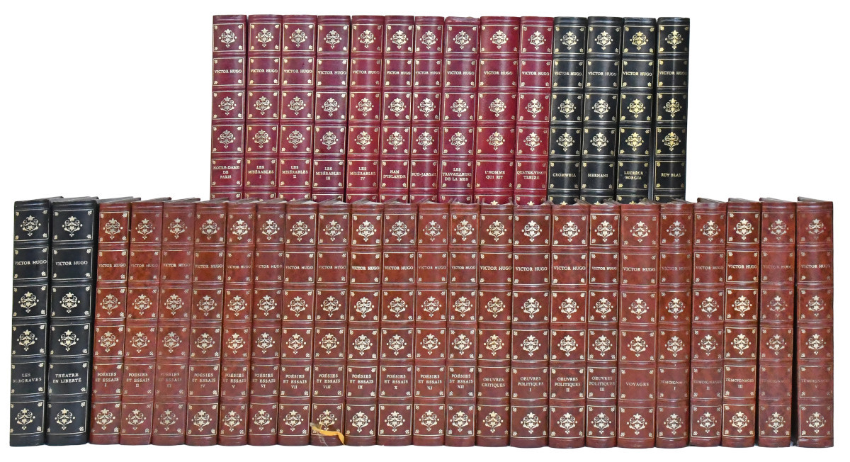 Victor Hugo's Book Collection: Novels, Dramas, And Poems, 38 Volumes