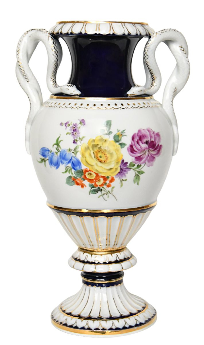 Meissen Porcelain Vase, Model E 153-photo-4