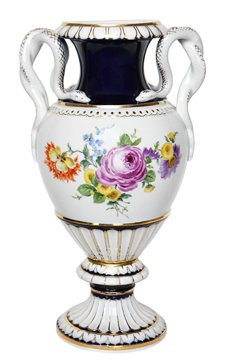 Meissen Porcelain Vase, Model E 153