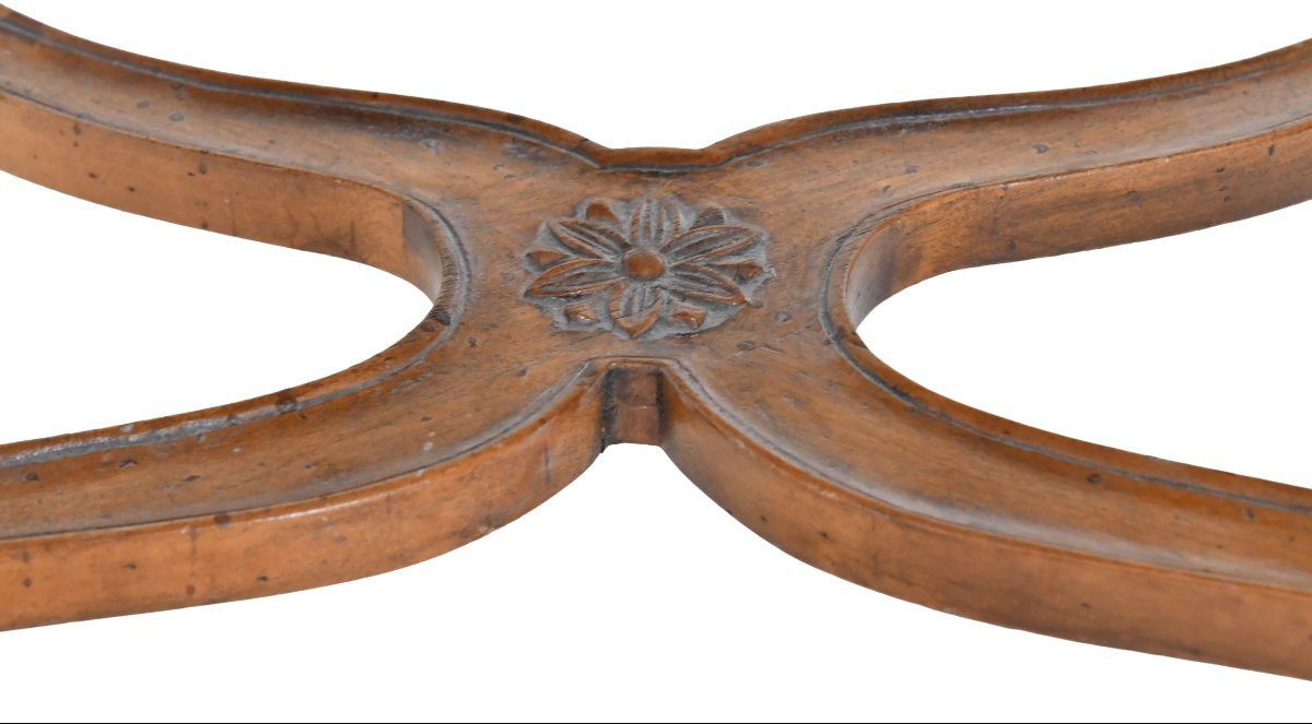 Paire de fauteuils cannés de style Régence -photo-3