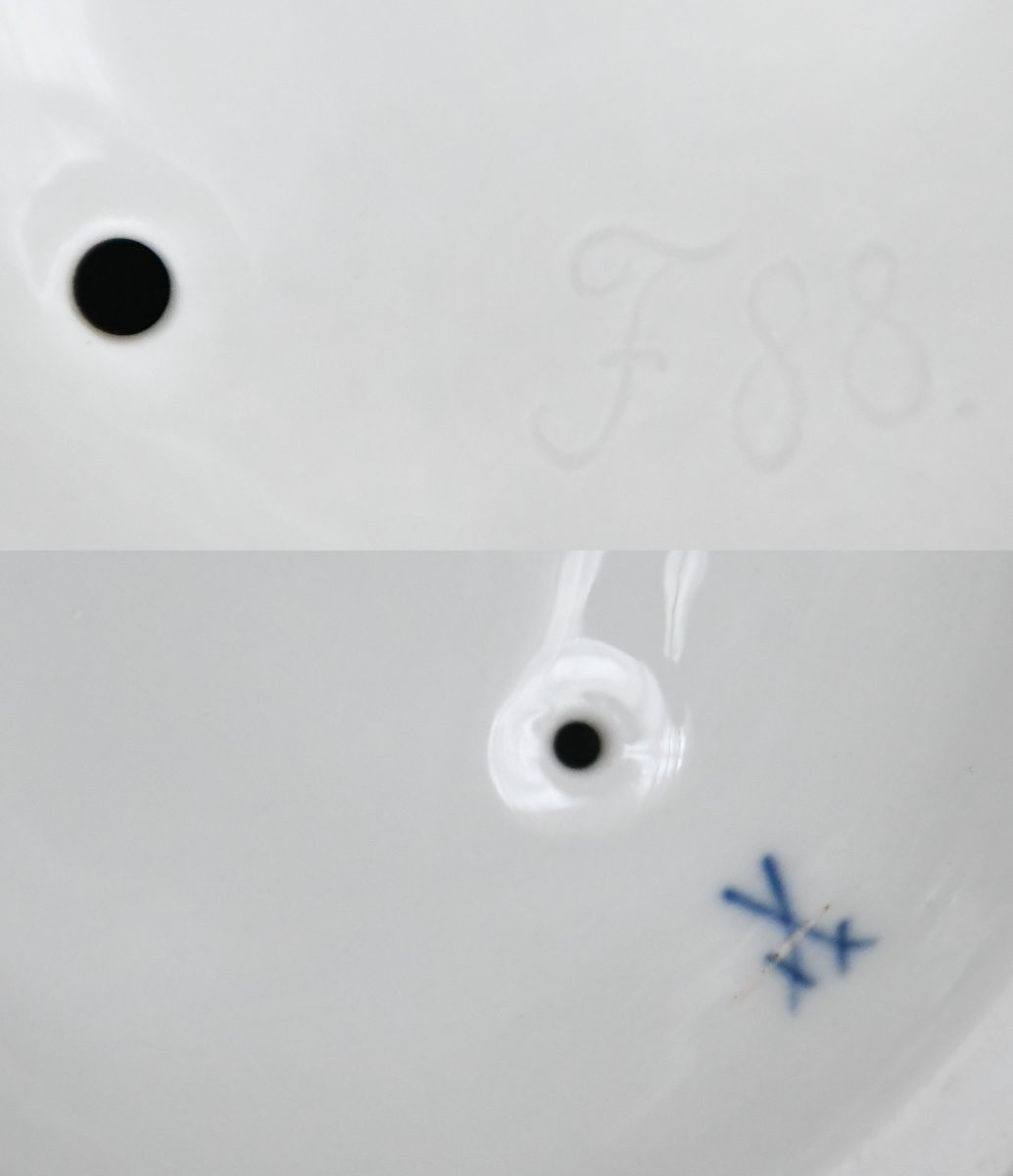 Groupe en porcelaine de Meissen, Couple d'amoureux, Modèle F88-photo-7