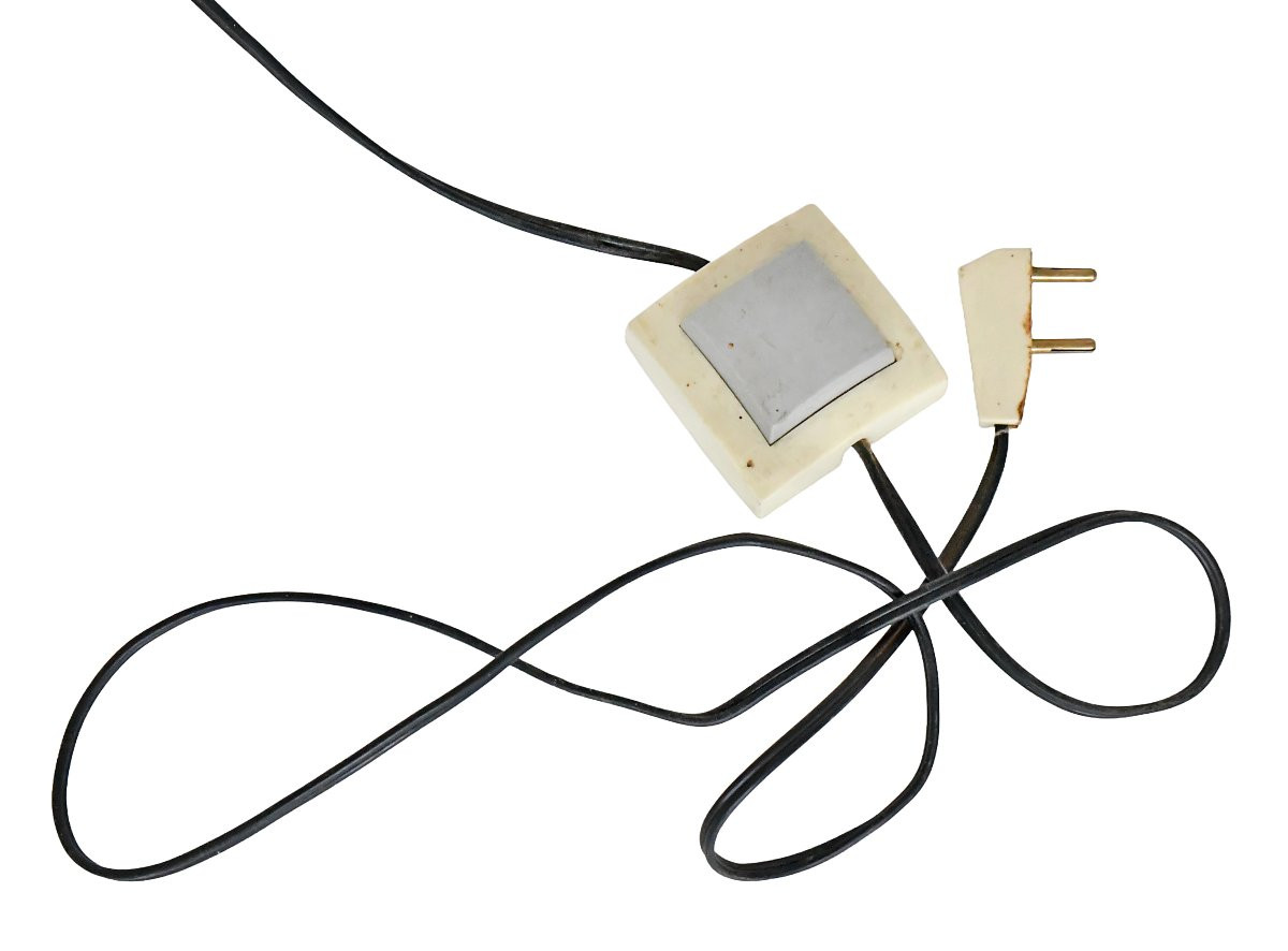 Lampadaire en fer forgé et cuire dans le goût de Jean-Pierre Ryckaert des années 1950-photo-5