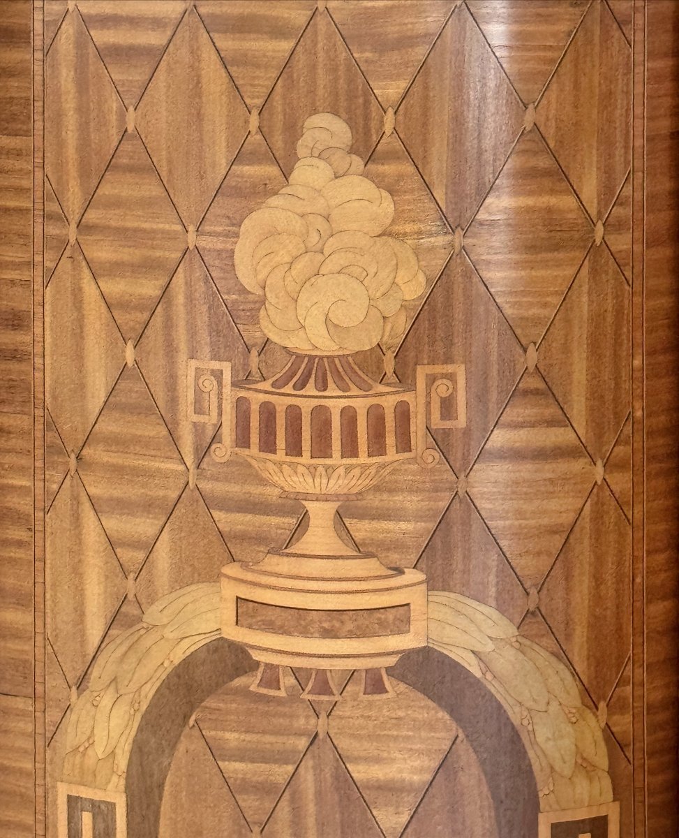 Louis XVI Style Bedroom Stamped Georges Guerin In Paris-photo-4