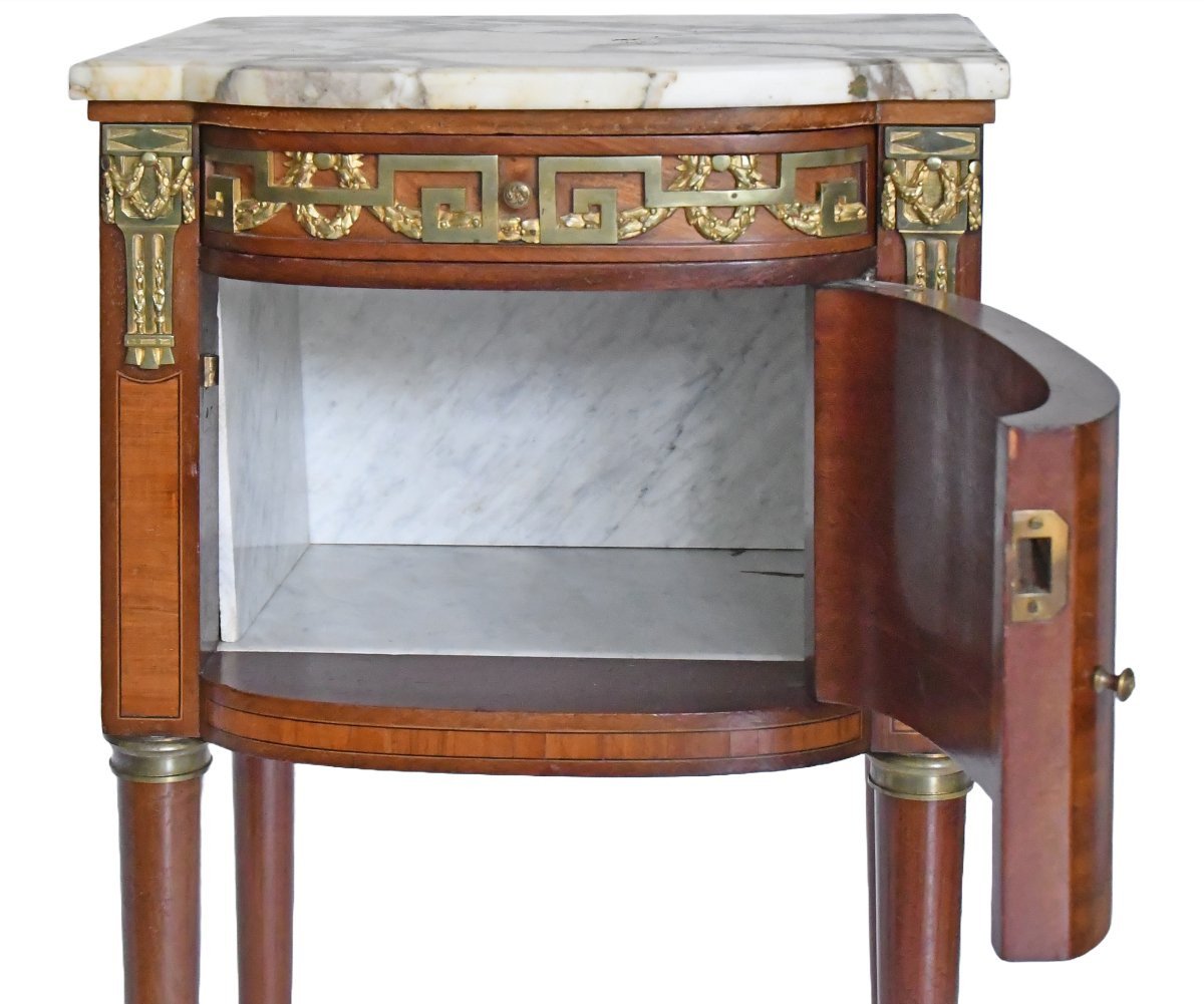 Louis XVI Style Bedroom Stamped Georges Guerin In Paris-photo-5