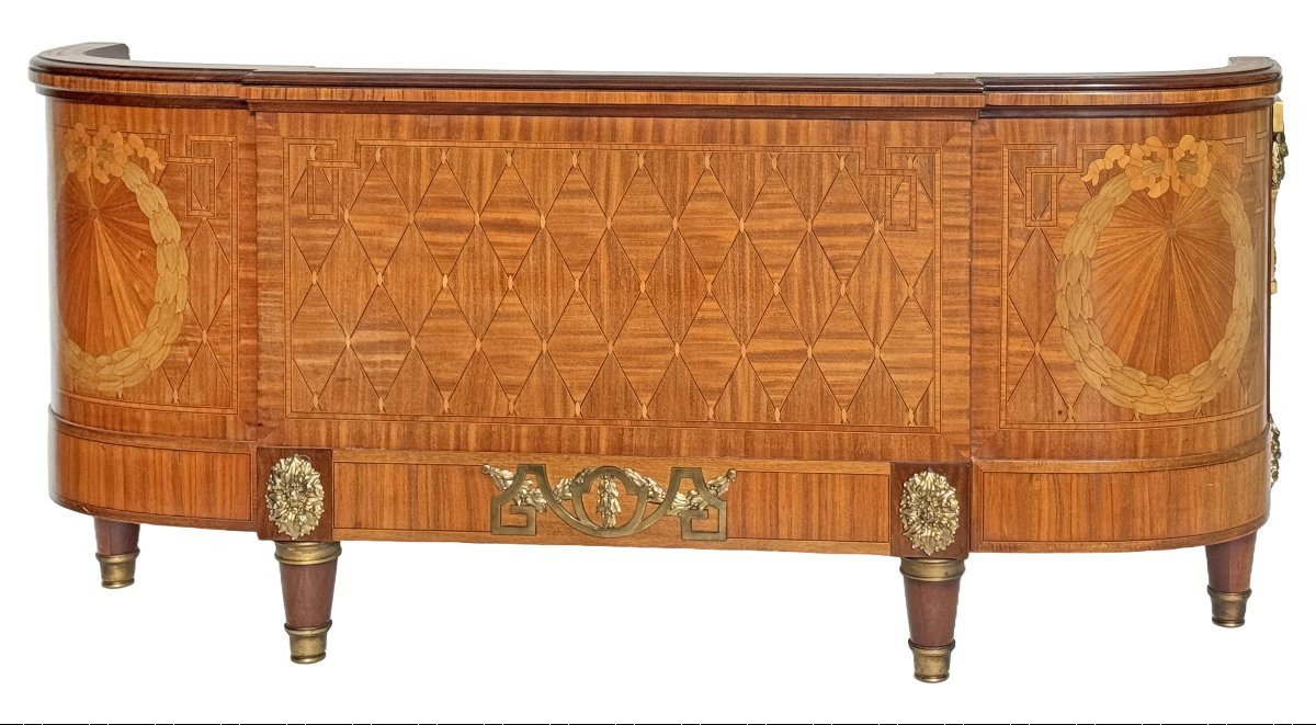 Louis XVI Style Bedroom Stamped Georges Guerin In Paris-photo-7