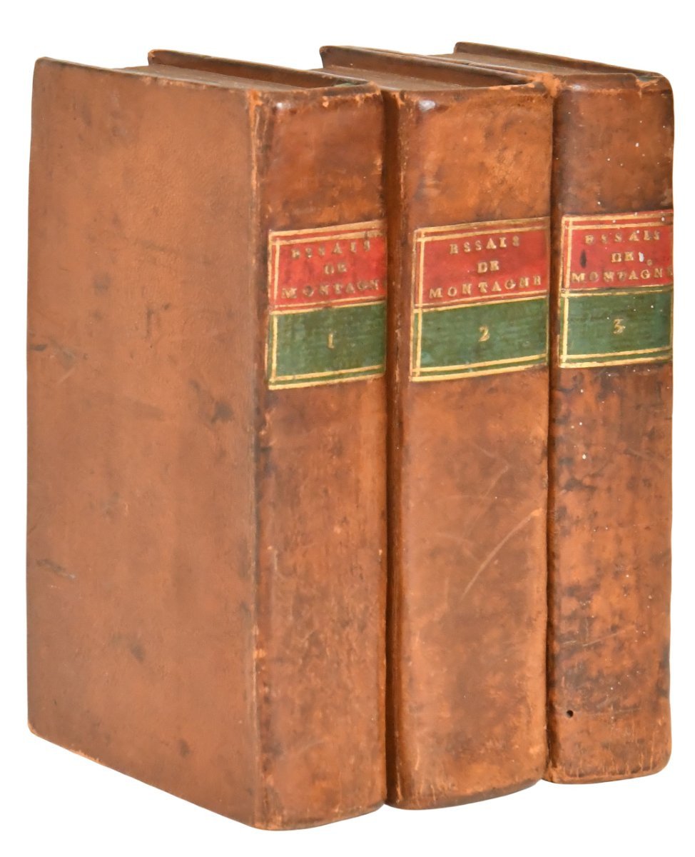 Michel de MONTAIGNE "Les Essais" XVIIIe -photo-3