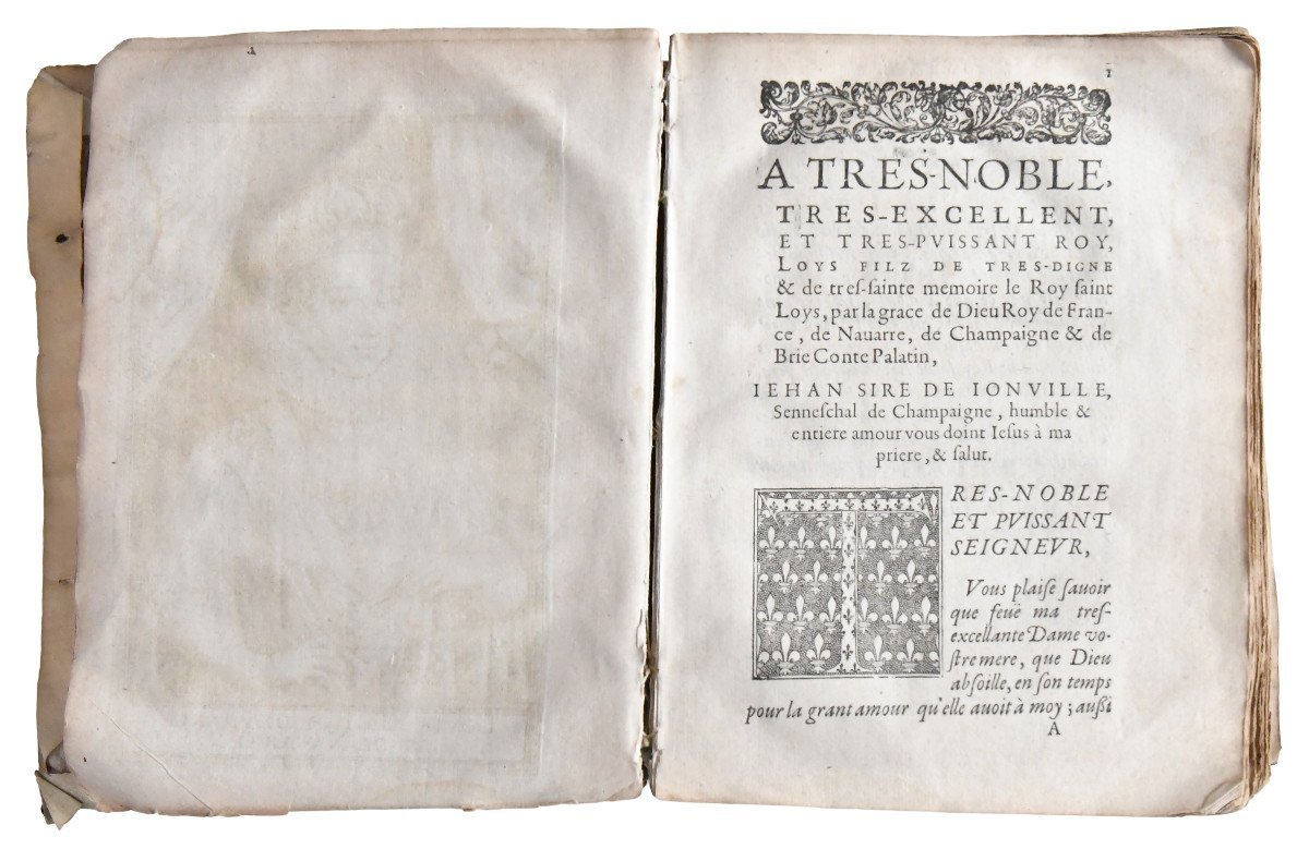 Jean de JOINVILLE (1224 ?-1317) "Histoire de S. Loys IX. du nom, roy de France", 1617-photo-1