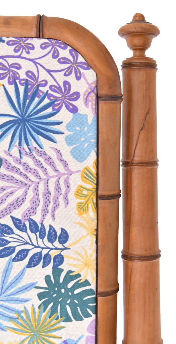 Miroir psyché façon bambou de style Napoléon III -photo-7