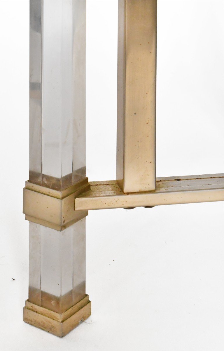 Table Hollywood Regency des années 1970 dans le style de Charles Hollis Jones -photo-3