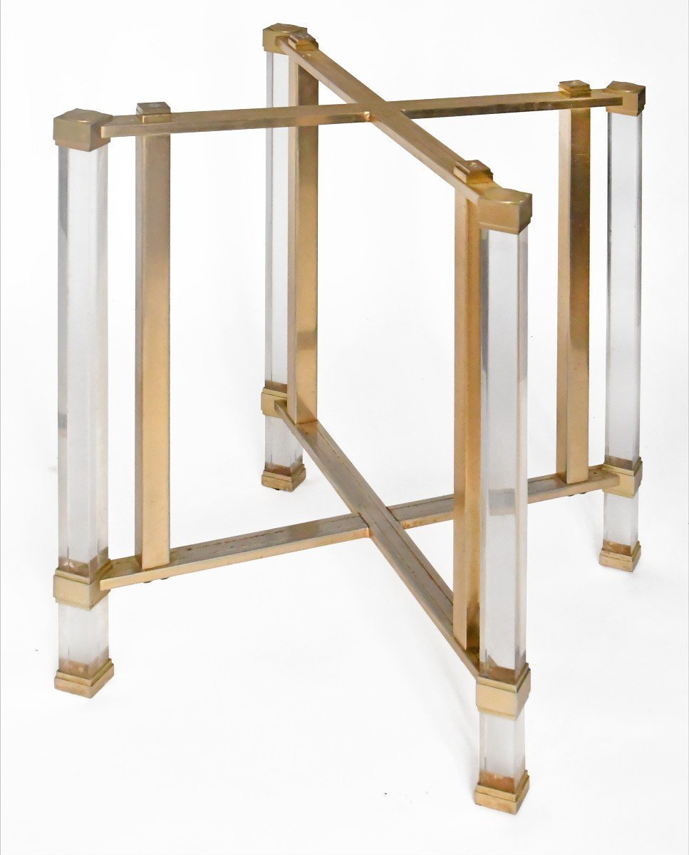 Table Hollywood Regency des années 1970 dans le style de Charles Hollis Jones -photo-1