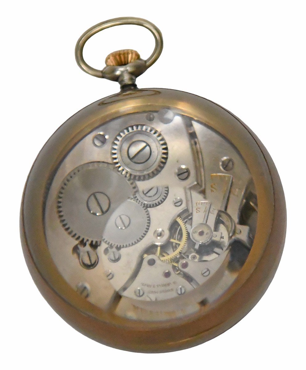 Ball-shaped Glass Desk Clock With Erotic Decoration-photo-4