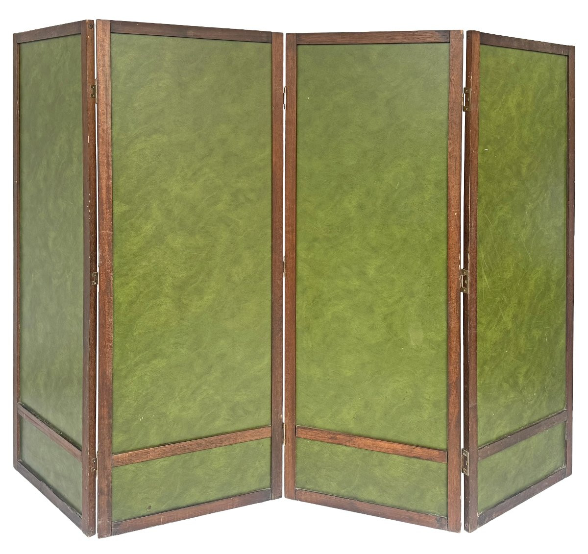 Paravent à décor de miroirs sérigraphié de 4 saisons d’après Alfons Mucha-photo-8