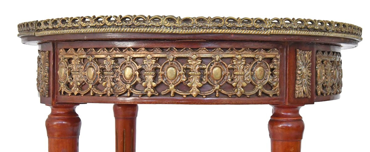 Louis XVI Style Pedestal Table -photo-2