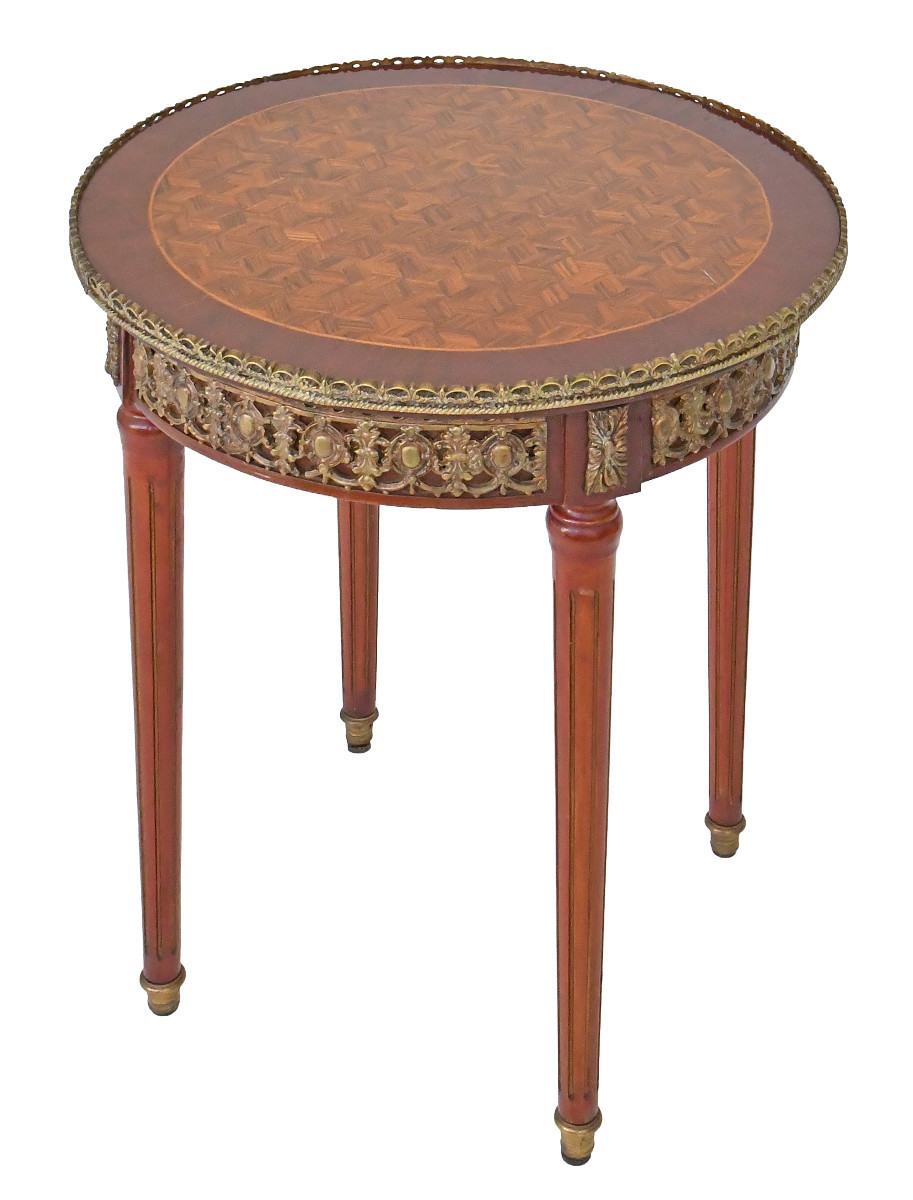 Louis XVI Style Pedestal Table 