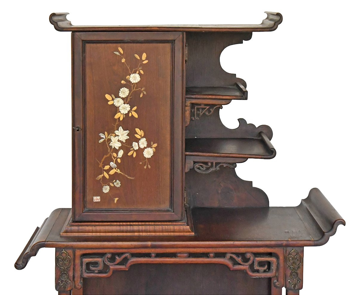 Cabinet japonisant dans le goût de Gabriel Viardot-photo-2