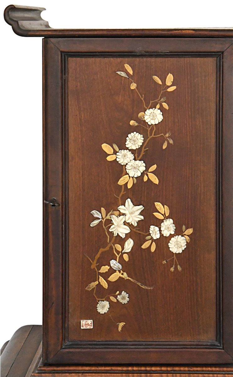 Cabinet japonisant dans le goût de Gabriel Viardot-photo-3