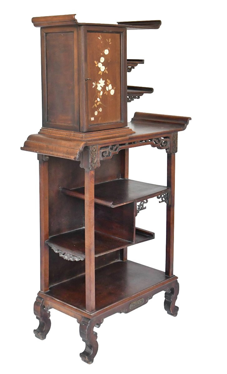 Cabinet japonisant dans le goût de Gabriel Viardot-photo-3