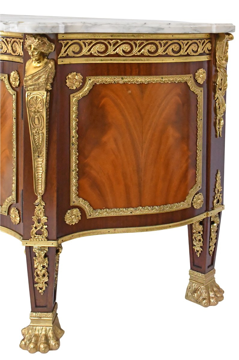 Louis XVI Style Sideboard, In The Form Of A Movement-photo-1