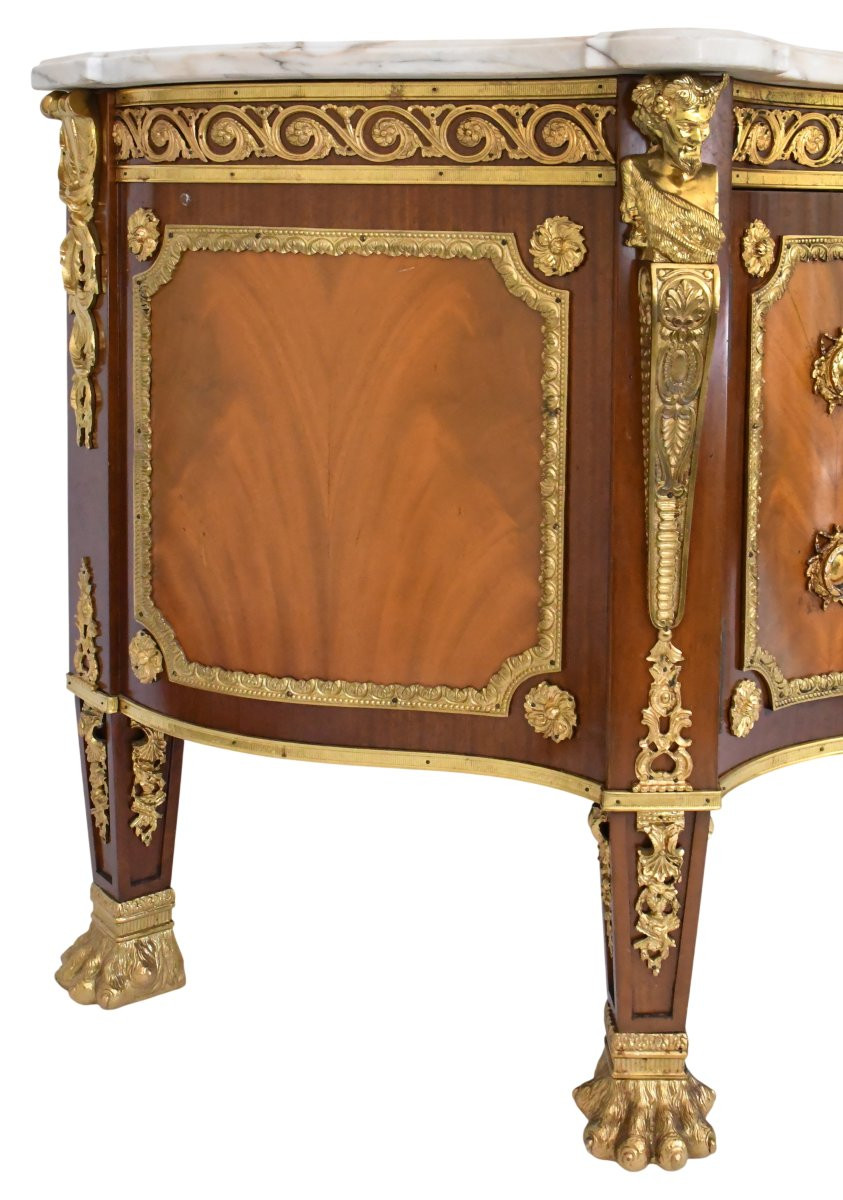 Louis XVI Style Sideboard, In The Form Of A Movement-photo-5