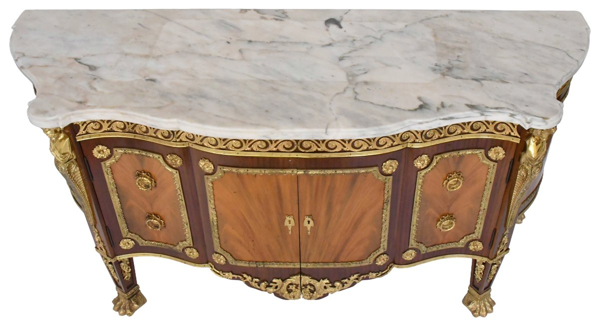 Louis XVI Style Sideboard, In The Form Of A Movement-photo-7