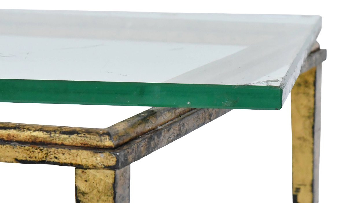 Table basse en fer par Roger Thibier (1926-2001) pour la maison Ramsay-photo-6