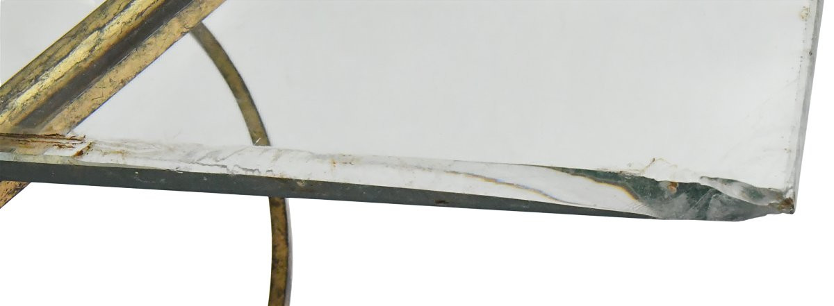 Table basse en fer par Roger Thibier (1926-2001) pour la maison Ramsay-photo-7