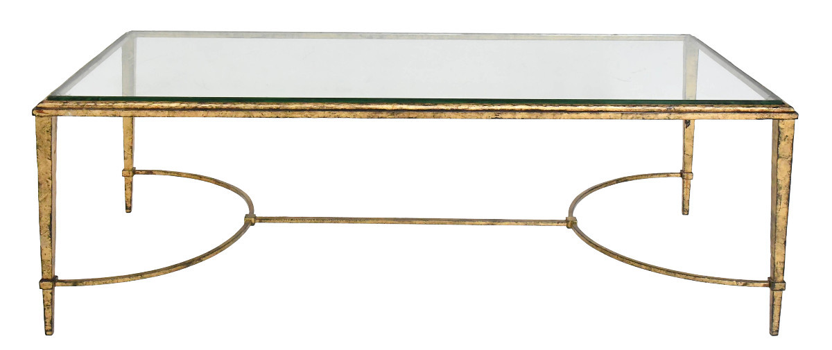 Table basse en fer par Roger Thibier (1926-2001) pour la maison Ramsay