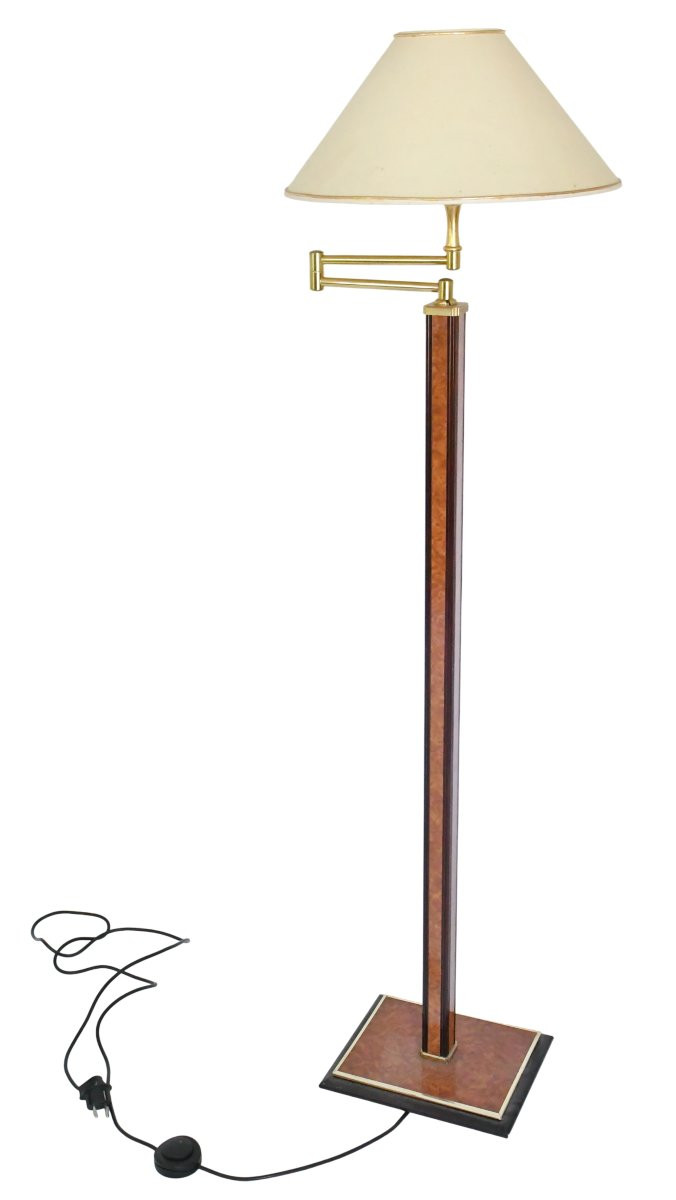 Lampadaire liseuse à bras articulé de Robert De Schuytener -photo-3
