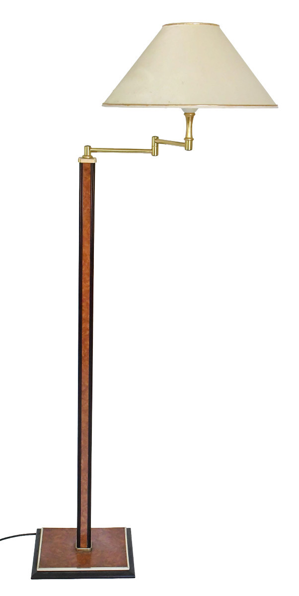 Lampadaire liseuse à bras articulé de Robert De Schuytener 
